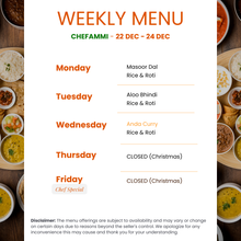 Load image into Gallery viewer, Chef Ammi Combo Tiffin Service