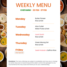 Load image into Gallery viewer, Chef Ammi Combo Tiffin Service