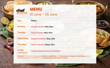 Load image into Gallery viewer, Chef Ammi Non-Veg Halal Tiffin Service