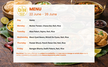Load image into Gallery viewer, Delhi Hub Veg Tiffin Service