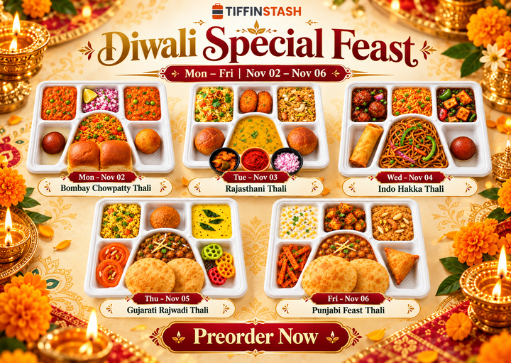 Five regional Diwali Special Thalis for November 2 to 6