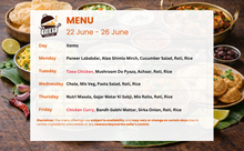 Load image into Gallery viewer, Fiery Grillss Premium Veg & Non-Veg Combo Tiffin Service