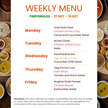 Load image into Gallery viewer, Fiery Grillss Budget Non-Veg Tiffin Service