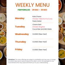 Load image into Gallery viewer, Fiery Grillss Budget Non-Veg Tiffin Service