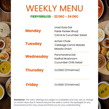 Load image into Gallery viewer, Fiery Grillss Premium Veg Tiffin Service