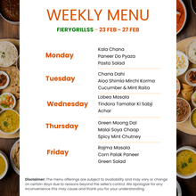 Load image into Gallery viewer, Fiery Grillss Budget Veg Tiffin Service