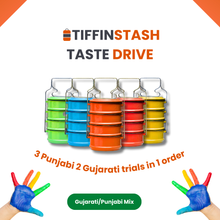 Load image into Gallery viewer, (Gujarati/Punjabi Mix-Dinner) TiffinStash Weekly Taste Drive