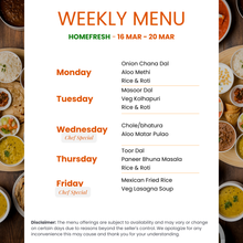 Load image into Gallery viewer, HomeFresh (Delhi Style Food) Pure Veg Tiffin Service