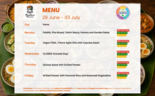 Load image into Gallery viewer, India's Flavour Veg Healthy Meals (Plans)