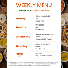 Load image into Gallery viewer, Khao Khilao Pure Veg Gujarati Tiffin Service