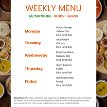 Load image into Gallery viewer, Swagat Punjabi Veg Tiffin Service (by LAL's Kitchen)