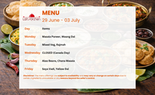 Load image into Gallery viewer, LAL's Kitchen Swagat Punjabi Veg Tiffin Service