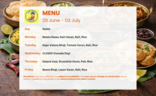 Load image into Gallery viewer, Mrs. Joshi Pure Veg Marathi Tiffin Service (Lunch)