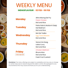 Load image into Gallery viewer, India's Flavour Mixed (Veg and Non-Veg) Tiffin Service