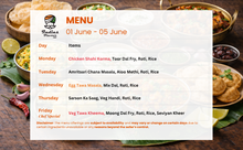 Load image into Gallery viewer, India's Flavour Mixed (Veg and Non-Veg) Tiffin Service