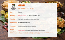 Load image into Gallery viewer, India's Flavour Mixed (Veg and Non-Veg) Tiffin Service