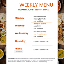 Load image into Gallery viewer, India's Flavour Eggetarian Tiffin Service