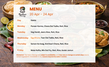 Load image into Gallery viewer, India's Flavour Eggetarian Tiffin Service