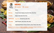 Load image into Gallery viewer, India's Flavour Eggetarian Tiffin Service