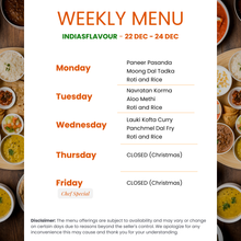 Load image into Gallery viewer, India's Flavour Veg Tiffin Service