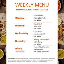 Load image into Gallery viewer, India's Flavour Veg Tiffin Service