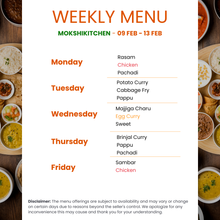 Load image into Gallery viewer, Mokshi's Kitchen Veg & Non-Veg Combo Tiffin Service