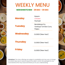 Load image into Gallery viewer, Mokshi's Kitchen Veg & Non-Veg Combo Tiffin Service