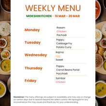 Load image into Gallery viewer, Mokshi's Kitchen Veg & Non-Veg Combo Tiffin Service