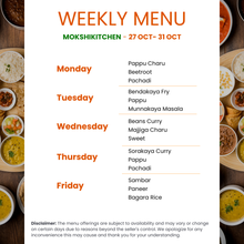 Load image into Gallery viewer, Mokshi's Kitchen Veg Tiffin Service