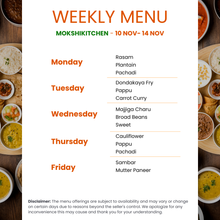 Load image into Gallery viewer, Mokshi's Kitchen Veg Tiffin Service