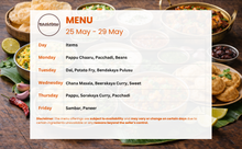 Load image into Gallery viewer, Mokshi's Kitchen South Indian Veg Tiffin Service