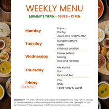 Load image into Gallery viewer, Mummy's Pure Veg Swaminarayan Tiffin Service