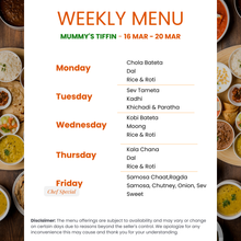 Load image into Gallery viewer, Mummy's Pure Veg Gujarati Tiffin Service