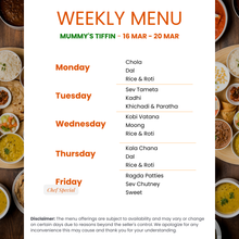 Load image into Gallery viewer, Mummy's Pure Veg Swaminarayan Tiffin Service