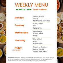 Load image into Gallery viewer, Mummy's Pure Veg Jain Tiffin Service