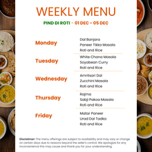 Load image into Gallery viewer, Pind Di Roti Premium Veg Tiffin Service