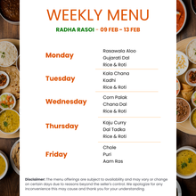 Load image into Gallery viewer, Radha Rasoi Budget Gujarati Tiffins