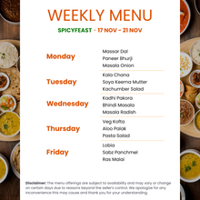 Load image into Gallery viewer, Spicy Feast Premium Veg Tiffin Service