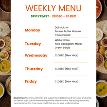 Load image into Gallery viewer, Spicy Feast Budget Veg Tiffin Service