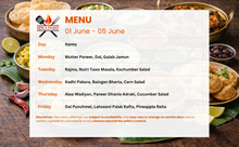 Load image into Gallery viewer, Spicy Feast Budget Veg Tiffin Service