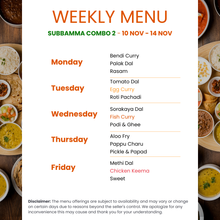 Load image into Gallery viewer, Subbamma Kitchen Veg & Non-Veg Combo Tiffin Service