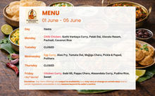 Load image into Gallery viewer, Subbamma Kitchen South Indian Combo Tiffin Service
