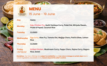 Load image into Gallery viewer, Subbamma Kitchen South Indian Combo Tiffin Service