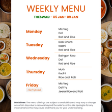 Load image into Gallery viewer, The Swad Pure Veg Gujarati Tiffin Service