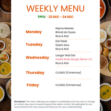 Load image into Gallery viewer, TPFU Food Combo Tiffin Service