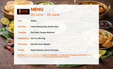 Load image into Gallery viewer, TPFU Food Veg Tiffin Service