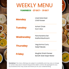 Load image into Gallery viewer, Yum In Box Jumbo Veg Tiffin Service