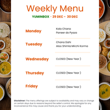 Load image into Gallery viewer, Yum In Box Jumbo Veg Tiffin Service