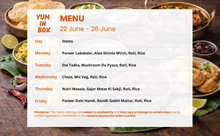 Load image into Gallery viewer, Yum In Box Premium Veg Tiffin Service