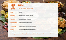 Load image into Gallery viewer, Yum In Box Jumbo Veg Tiffin Service